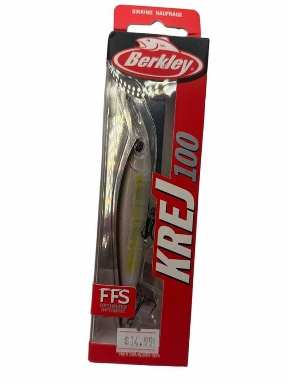 Berkley Krej 100 Jerkbait Stealth Shad